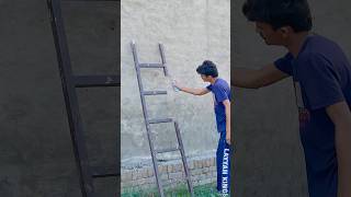 ladder illusion  MrWassi  zach king ladder video editing [upl. by Ashly]