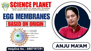 TYPES OF EGG MEMBRANE II BY ANJU MAM II SCIENCE PLANET II [upl. by Jennee]