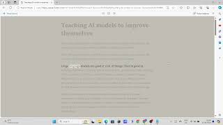 Teaching AI models to improve themselves [upl. by Nomaj165]