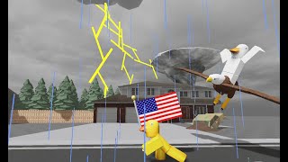 Surviving EVERY single NATURAL DISTASTER in ROBLOX NATURAL DISASTERS [upl. by Assiroc]