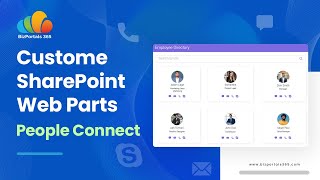 BizPortals People connect Web Part for Your SharePoint Intranet [upl. by Arocat]