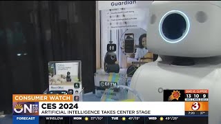 Artificial intelligence takes center stage at CES 2024 [upl. by Jarvey]