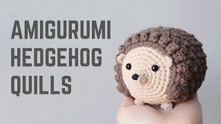 CROCHET AMIGURUMI HEDGEHOG QUILLS  Helpful Tips  Partial Pattern Tutorial  Mocha Stitch [upl. by Netsua580]