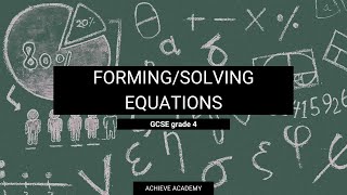 Cant Understand FormingSolving Equations Its This Easy  GCSE maths [upl. by Calvo]