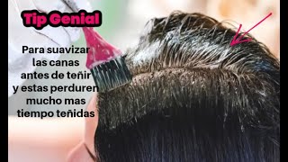 Tip ⌚Para mantener el tinte por mas tiempo en las canas [upl. by Juieta984]