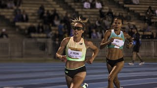 Elle St Pierre Clocks 143412 5000m for Olympic Standard PB US 5 AllTime at LA Grand Prix [upl. by Anyd]