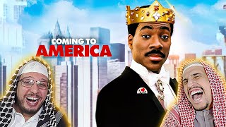 Coming to America 1988 First Time Watching Reaction Arab Muslim Brothers Reaction [upl. by Yklam932]