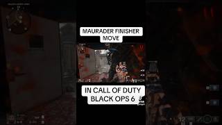 Marauder Finisher Move In Call Of Duty Black Ops 6 [upl. by Derrej]