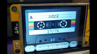 How to make a cassette version of the touchscreen web radio player ESP322432S028I2S [upl. by Wetzel234]