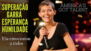 MULHER COM CÂNCER GANHA SIMON COWELLS GOLDEN BUZZER EMOCIONAL AUDIÇÃO FAZ SIMON CHORAR [upl. by Marcille]