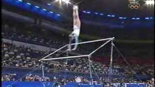 Yelena Produnova  2000 Olympics Team Finals  Uneven Bars [upl. by Eseerehs]