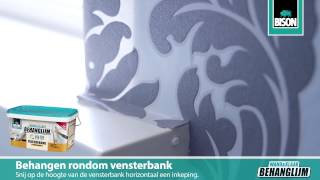 Hoe behang ik rondom een vensterbank  Behangtips [upl. by Rodney]