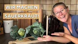 Sauerkraut selber machen I einfach gesund amp so lecker [upl. by Eidnarb]