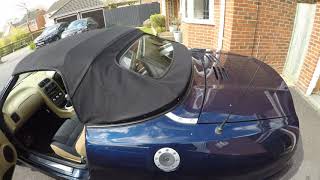 MG TF Hard top and hood  Demister Relay [upl. by Nelda]