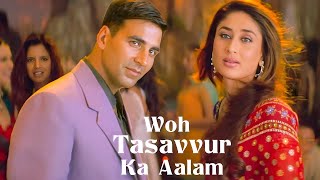 Woh Tassavur Ka Aalam  Woh Pyaar Pyaar Pyaar  Akshay Kareena  Udit amp Alka  Aitraaz  Hindi Song [upl. by Edy894]