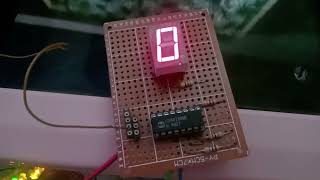 DIGITAL COUNTER4026 IC vs 40110 IC [upl. by Oneal]