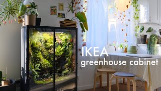 IKEA greenhouse cabinet  growth update and tour [upl. by Elocan]