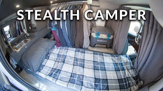 Ultimate Stealth Camper Van Tour  Nissan NV200 SelfConverted Build Walkthrough [upl. by Accber]