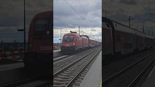 Wiesel passing GuntramsdorfThallern train railway trainspotting austria [upl. by Fawne]