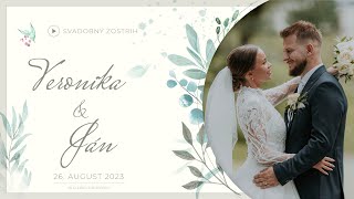 Veronika amp Ján  Svadobný zostrih  Snina  4K [upl. by Vokay351]