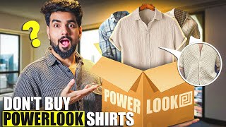 Sasta amp Stylish hai but Quality 🤔 Powerlook Shirt Haul amp Review by Lakshay Thakur [upl. by Ayotol]