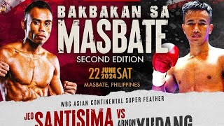 Jeo Santisima vs Arnon Yupang fight live commentary  Dasmariñas vs Estrada and Domingo vs Magsalin [upl. by Naxela]