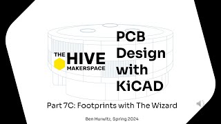 PCB Design with KiCAD part 7C Footprint Generation with the Wizard [upl. by Dana]