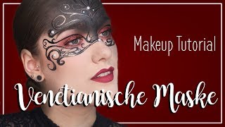 Venezianische Maske  Makeup Tutorial  Judy R [upl. by Eenattirb]