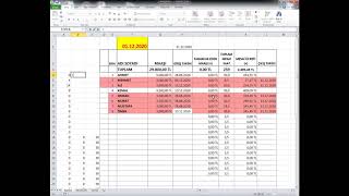 EXCEL İLE BASİT MAAŞ HESAPLAMA TABLOSU1 [upl. by Clare]