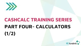 CashCalc Training Series Part 4  Calculators 12 [upl. by Suzette568]