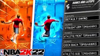 BEST DUNKING ANIMATIONS IN NBA 2K22 CURRENT GEN BEST UNBLOCKABLE CENTER DUNKS amp ANIMATIONS [upl. by Clement155]