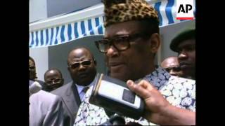 ZAIRE PRESIDENT MOBUTU SESE SEKO MAY RUN FOR ANOTHER TERM [upl. by Aruon]