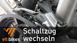 Wie wechsel ich einen Schaltzug  vitbikesTV 145 [upl. by Naud976]