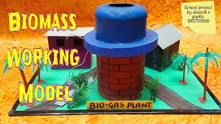 biogas plant working model for school project biomass biogasplant biogasplantmodel schoolproject [upl. by Chao]