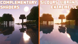 Complementary Shaders vs Sildurs Vibrant Shaders Extreme VL  Shader Comparison [upl. by Esiouqrut]