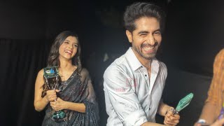 Pranali Rathod and Harshad Chopra UNSEEN Cutest Moment at ITA Awards 2022  Abhira  Full Video [upl. by Carpet880]