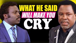 😭WHAT PASTOR JOHN ANOSIKE SAID ABOUT TB JOSHUA MADE EVERYONE CRY [upl. by Bertelli380]