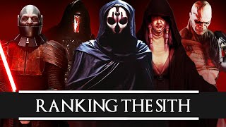 Ranking the Sith From Weakest To Strongest KOTOR Era [upl. by Bodwell]