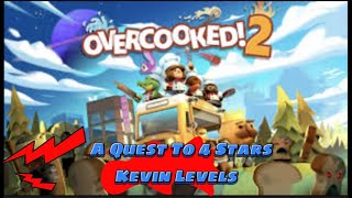 Overcooked 2  A Journey To 4 Stars Solo  Kevin Levels [upl. by Akena]