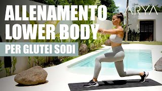 10 min LOWER BODY WORKOUT per GLUTEI ALTI E SODI in poco tempo [upl. by Branch]