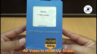 How to use AV to HDMI UpScaler [upl. by Anha]