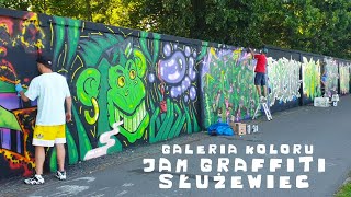 GALERIA KOLORU JAM GRAFFITI SŁUŻEWIEC 2022r [upl. by Karilla]