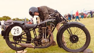 KOP HILL CLIMB Vintage amp Classic Motorcycles on Show Parade amp All Get Ready to Attack KOP HILL CLIMB [upl. by Akehsal]