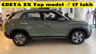 New model Creta 2024💥Hyundai Creta SX Top Model 17 lakh New featuresColours Detailed Review [upl. by Goren806]