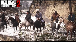 Red Dead Redemption 2  Train Robbery Scene  Full Mission PS5 [upl. by Carilla]