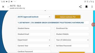 Student Registration on AICTE PARAKH Portal [upl. by Kolb]