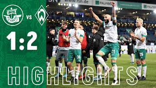 HIGHLIGHTS FC Hansa Rostock  SV Werder Bremen 12 00  Traumtor zum 7Sieg in Serie [upl. by Ahsek]