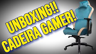 Unboxing da cadeira gamer Pichau Omega S [upl. by Ehcar]