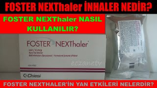 Foster NEXThaler İnhaler Nedir Foster NEXThalerin Yan Etkisi Nedir Foster Nasıl Kullanılır [upl. by Gillmore]