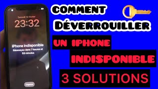 iPhone indisponible Comment faire  3 solutions pour débloquer un iPhone sans mot de passe [upl. by Rourke]